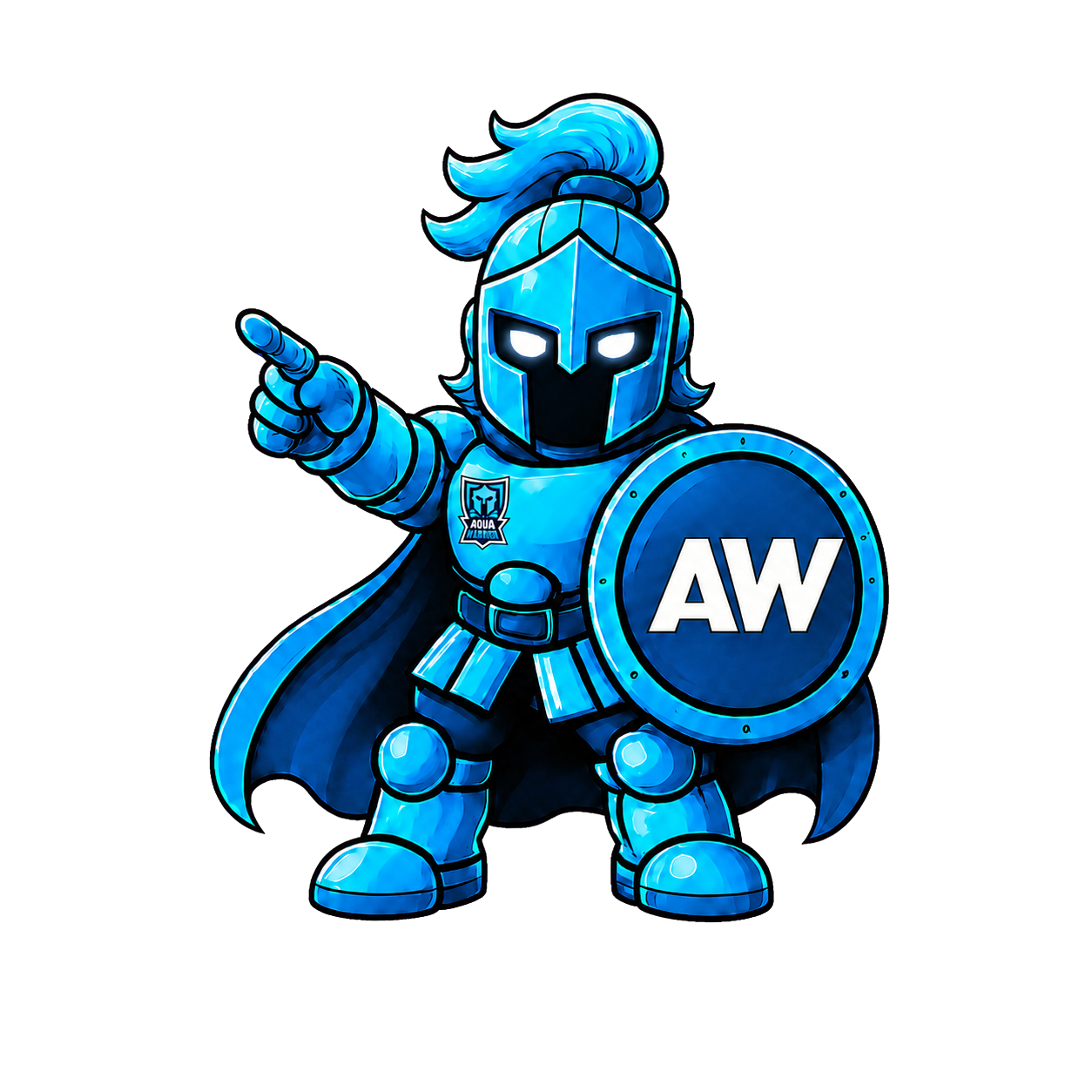 Aqua Warrior armoured knight